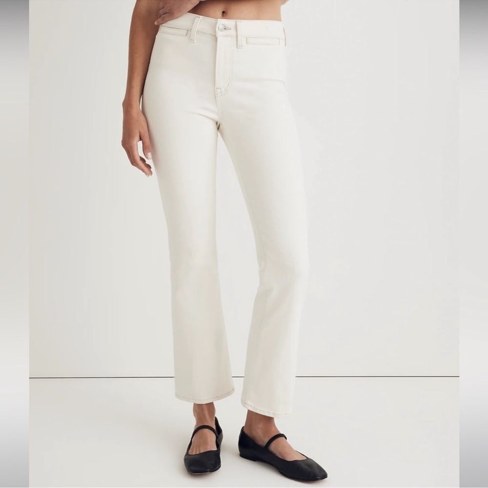 *Flaw-Marker Spot* Madewell NWT Kick Out Crop Jeans Size 29 in Vintage Canvas